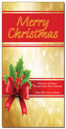 Christmas Holly Berries and Red Bow Cards  4